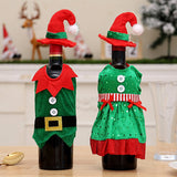 Christmas Wine Bottle Decoration Supplies Elf Costume