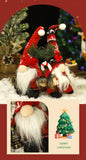 Christmas Plush Knitted Hat Figurine