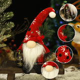 Christmas Plush Knitted Hat Figurine