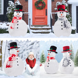 Christmas Snowman Decoration Set