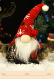 Christmas Plush Knitted Hat Figurine