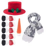 Christmas Snowman Decoration Set