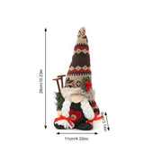 Christmas Rudolph Pine Branch Figurine Display