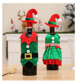 Christmas Wine Bottle Decoration Supplies Elf Costume