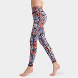 Yoga pants printed tights leggings sports fitness pants