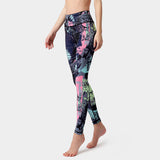 Printed yoga pants sports tights quick-drying ladies fitness pants