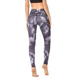 Yoga pants side pocket camouflage print leggings outdoor sports fitness pants