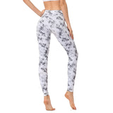 Yoga pants side pocket camouflage print leggings outdoor sports fitness pants