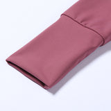 Navel-baring sports long-sleeved shirt, nude anti-static, high-elastic running fitness clothing, yoga clothing
