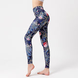 Yoga pants women printed sports swimming trunks swimwear diving pants stretch and quick-drying