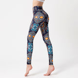 Yoga pants women printed sports swimming trunks swimwear diving pants stretch and quick-drying