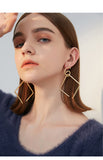 Long jewelry trendy face thin net red earrings earrings