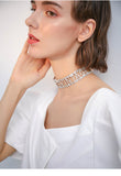 Net red letter clavicle chain fashion temperament wild necklace personality trendy necklace